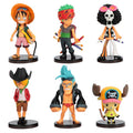 6 pçs/set Anime One Piece
