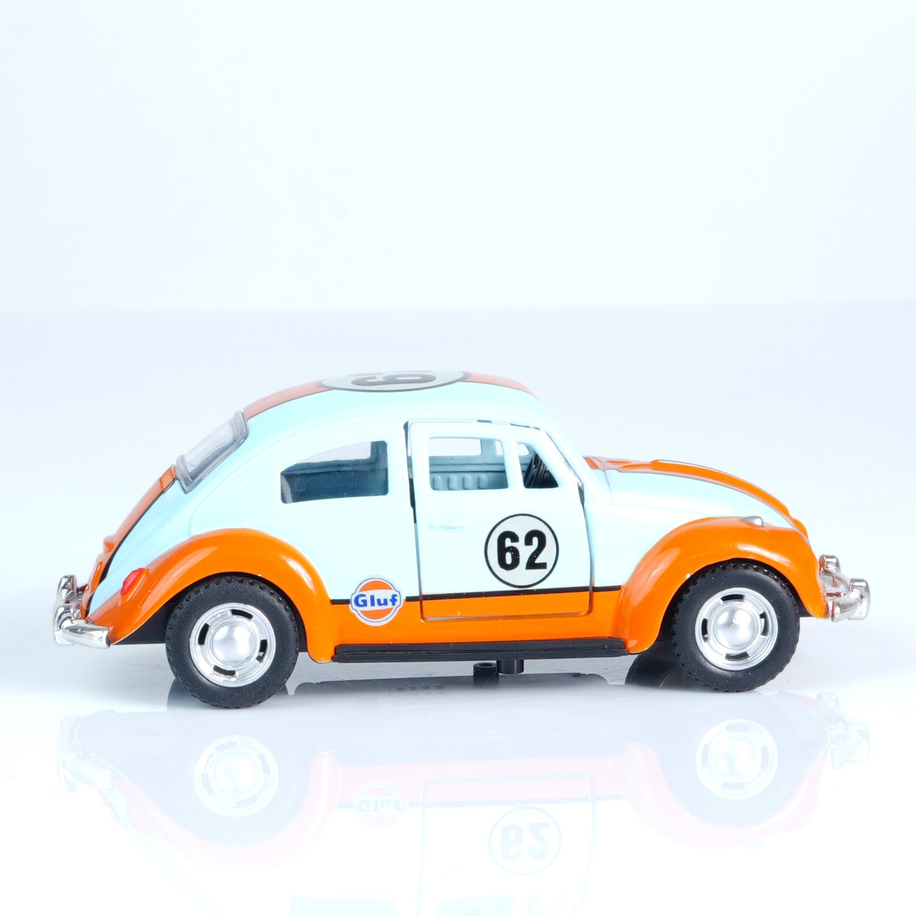 Carro de Brinquedo Clássico Fusca Retrô em Liga Fundida 1:36