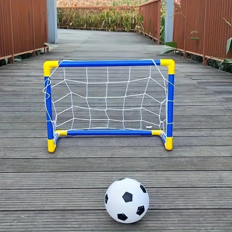 Conjunto de futebol portátil (rede, bomba, bola incluída)