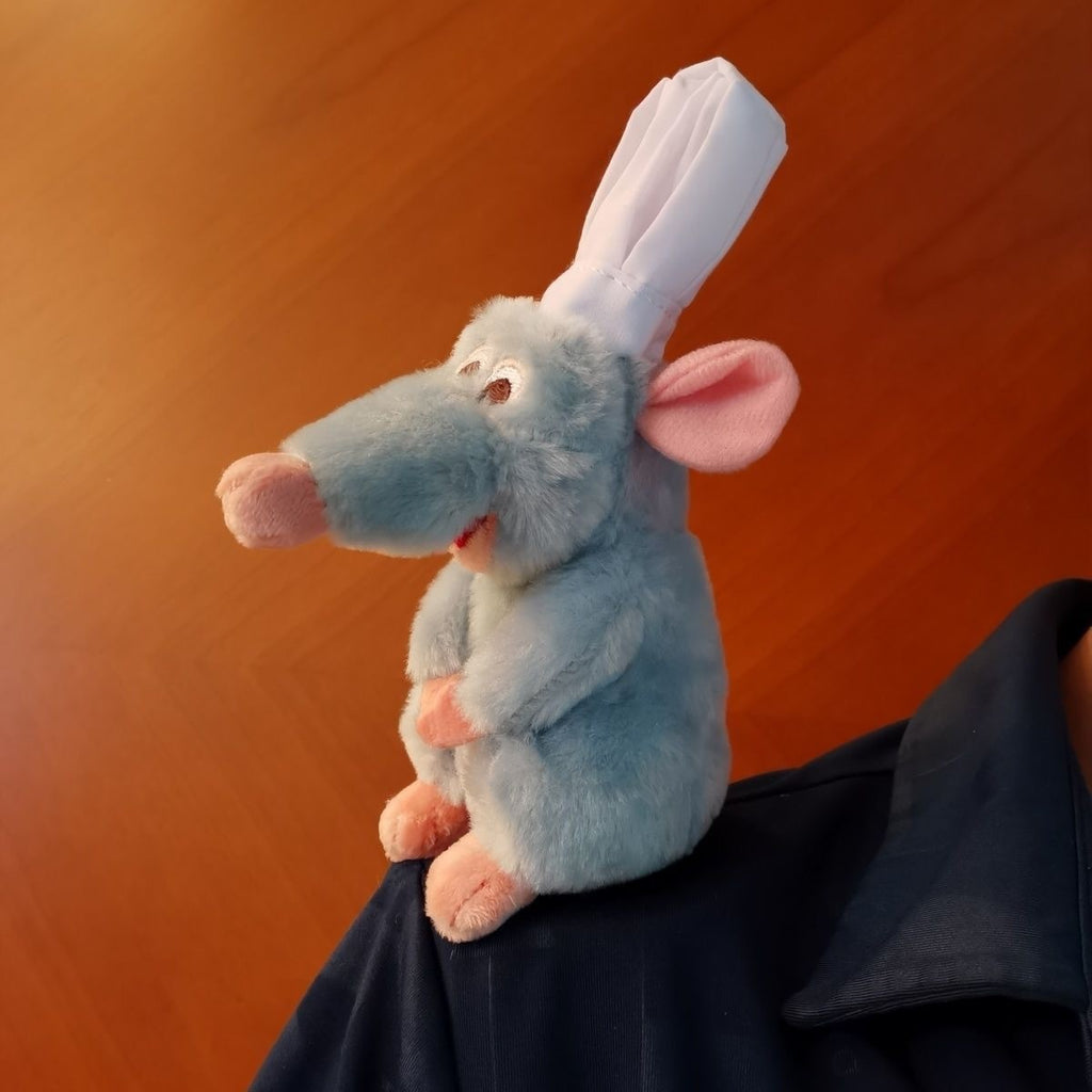 Brinquedo de Pelúcia do Chef Remy do Anime Ratatouille
