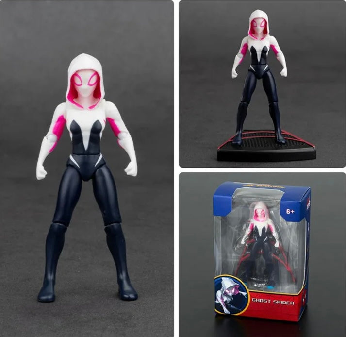 Miles, Gwen, Homem Aranha 10cm