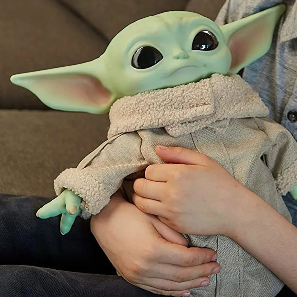 Boneco de Ação Baby Yoda de 17 cm dos Filmes Disney Star Wars