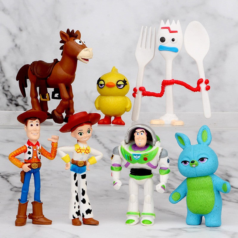 Bonecos de Ação Disney Pixar Toy Story 7 peças