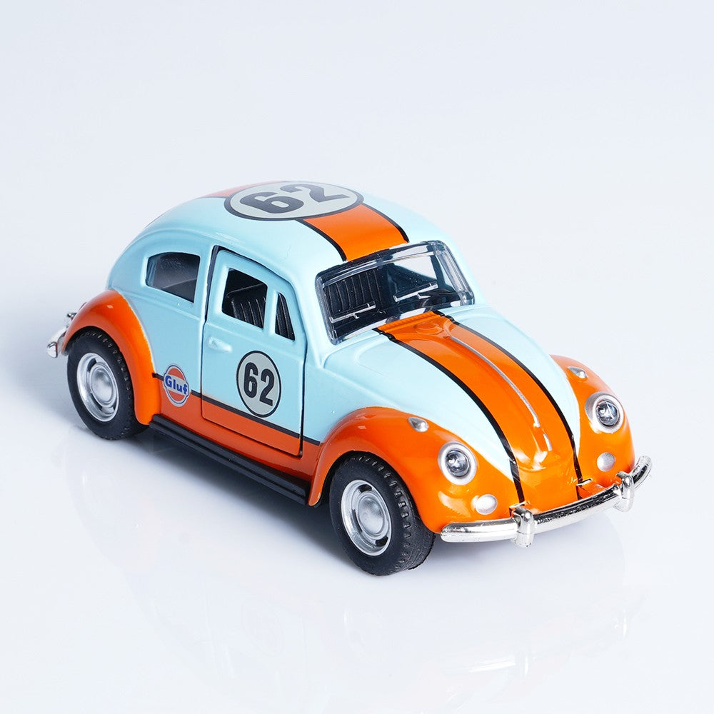 Carro de Brinquedo Clássico Fusca Retrô em Liga Fundida 1:36