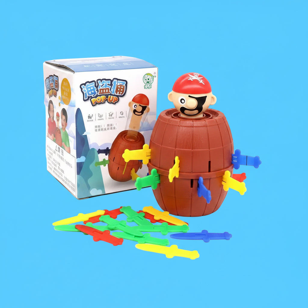 Brinquedo de Jogo Pula Pirata Educativo Mostrando Um Pequeno Pirata 