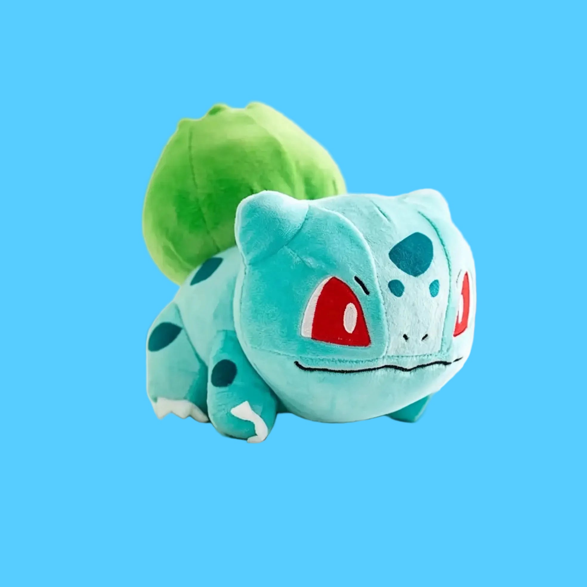Boneco de Pelúcia do Pokémon Balbasaur na Cor Verde Piscina 